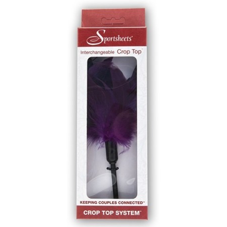 Interchageable Crop Top - Purple Body Feather (Starburst) por sólo 8,54 €