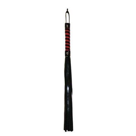 Red & Black Stripe Flogger