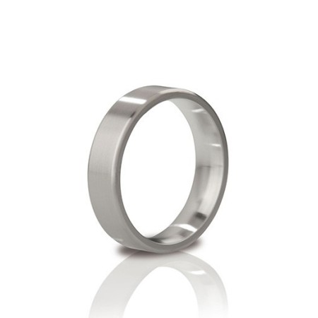 The Duke - Angular Cock Ring 48 mm Brushed