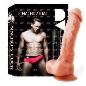 NACHO VIDAL - REPLICA PENE NACHO VIDAL 24CM NATURAL sólo 59.99€