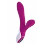 Saki: vibrador rotador con sensor de temperatura ROSA