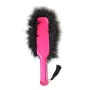 Seductive Whip (Fusta Cuero Marabú Fucsia)