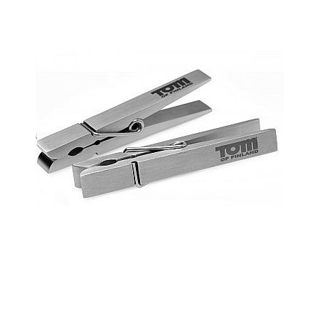 TOM OF FINLAND  PINZAS PEZONES METAL