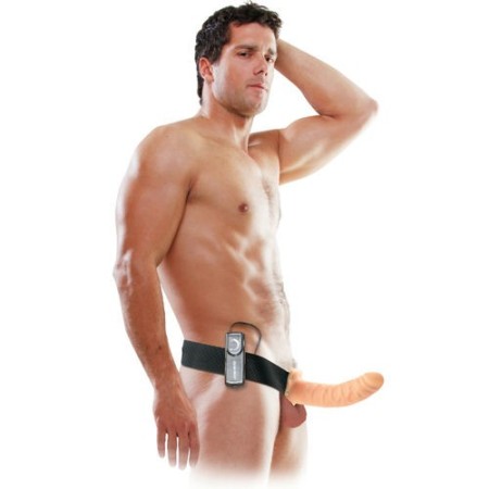 Arnés hueco con Vibrador Realista 19 cm
