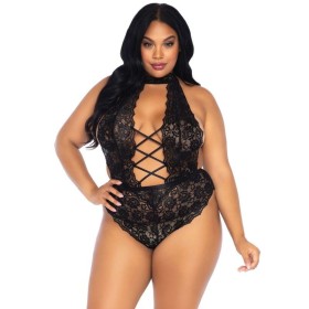 TEDDY ABERTURA FRONTAL TALLA GRANDE Leg Avenue por sólo 31,99 €