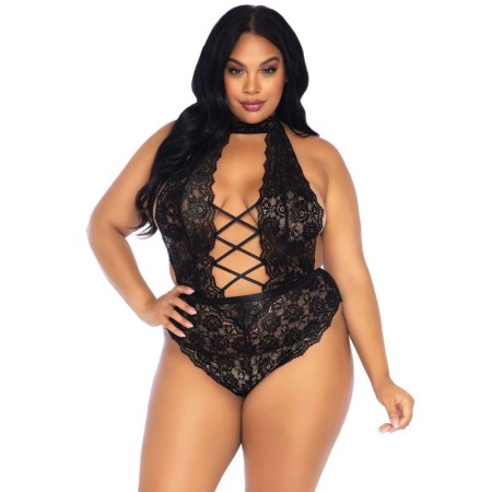 TEDDY ABERTURA FRONTAL TALLA GRANDE Leg Avenue por sólo 31,99 €