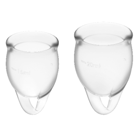 Satisfyer Feel Confident Copa Menstrual Transparente por sólo 7,96 €