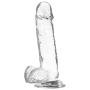 Xray Clear Dildo Realista Transparente 20x4.5 cm