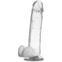 Xray Clear Dildo Realista Transparente 22x4.6 cm