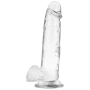 Xray Clear Dildo Realista Transparente 22x4.6 cm