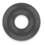 Powering  Anillo Pene  3.5 cm Negro por sólo 6,39 €