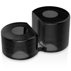 Powering  Anillo Pene  Doble PR12 Negro por sólo 15,16 €
