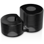 Powering  Anillo Pene  Doble PR12 Negro por sólo 15,16 €