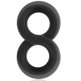 Powering  Anillo Pene y Testiculos  PR12  Negro por sólo 15,16 €