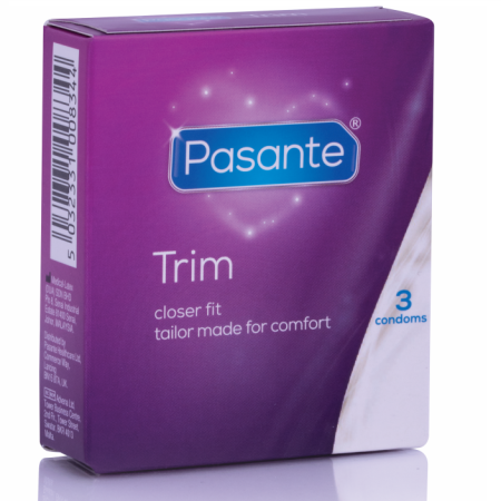 PASANTE PRESERVATIVOS TRIM MÁS DELGADO 3 UNIDADES