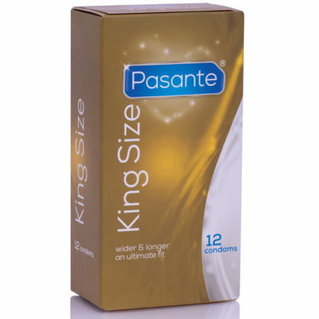 PASANTE PRESERVATIVOS KING MÁS LARGOS Y ANCHOS 12 UNIDADES por sólo 4,76 €