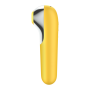 SATISFYER DUAL LOVE VIBRADOR Y SUCCIONADOR CON AIRE PULSADO AMARILLO por sólo 47,96 €