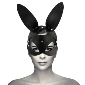 MASCARA CUERO VEGANO CON OREJAS DE CONEJO por sólo 31,96 €