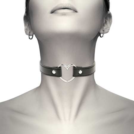 COLLAR CUERO VEGANO ACCESORIO WOMAN CORAZÓN por sólo 9,56 €