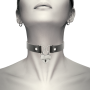 COLLAR CUERO VEGANO ACCESORIO CORAZÓN CON LLAVE por sólo 11,96 €