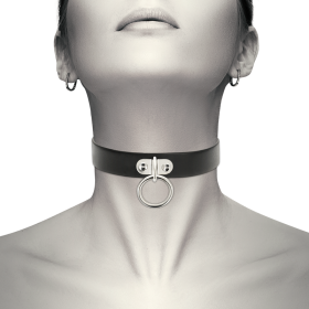 COLLAR CUERO VEGANO ACCESORIO WOMAN FETISH por sólo 11,16 €