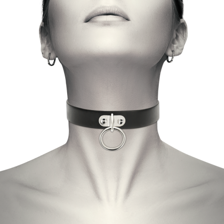 COLLAR CUERO VEGANO ACCESORIO WOMAN FETISH por sólo 11,16 €