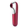 SATISFYER DUAL LOVE VIBRADOR Y SUCCIONADOR CON AIRE PULSADO ROJO por sólo 47,96 €