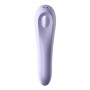 SATISFYER DUAL PLACER aire pulsado malva