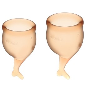 SATISFYER FEEL SECURE KIT COPA MENSTRUAL NARANJA 15+20 ML por sólo 7,96 €