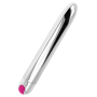 VIBRADOR SILVER RECARGABLE 10 MODOS 18.5 CM por sólo 15,96 €