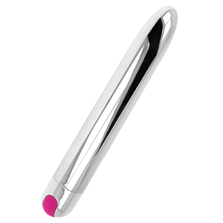 VIBRADOR SILVER RECARGABLE 10 MODOS 18.5 CM por sólo 15,96 €