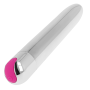 VIBRADOR SILVER RECARGABLE 10 MODOS 18.5 CM por sólo 15,96 €