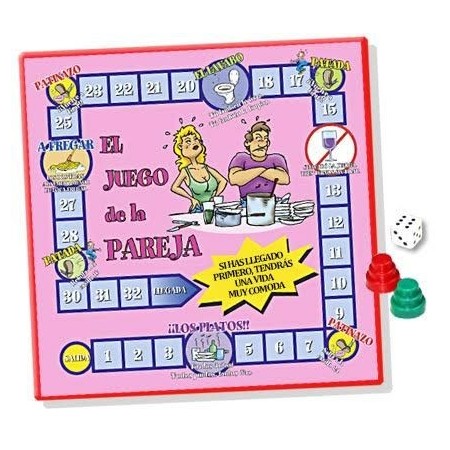 EL JUEGO DE LA PAREJA (Medida:33.5 x 33.5cm)