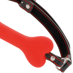 DARKNESS MORDAZA SILICONA  HUESO ROJO por sólo 15,16 €