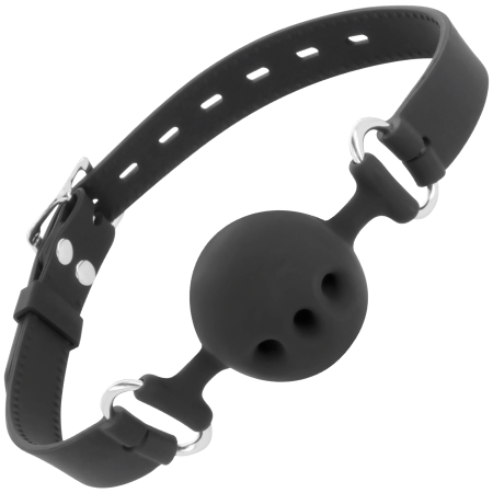 DARKNESS MORDAZA TRANSPIRABLE SILICONA NEGRO por sólo 15,16 €