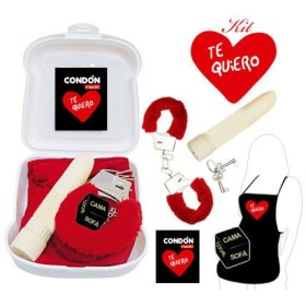 KIT ERÓTICO ROJO TE QUIERO / I LOVE YOU por sólo 20,72 €