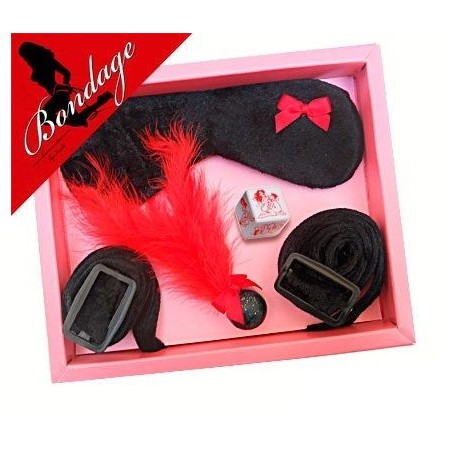 KIT ANTIFAZ BONDAGE NEGRO por sólo 12,72 €