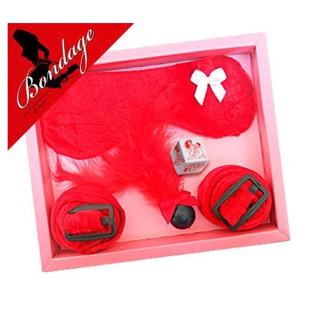 KIT ANTIFAZ BONDAGE ROJO INEDIT por sólo 12,72 €