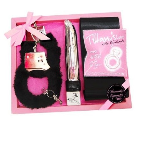 KIT EROTICO VIBRADOR ANILLO TIFFANYS SILICONA por sólo 23,92 €