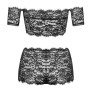 OBSESSIVE - ESPANITA SET DOS PIEZAS S/M por sólo 22,83 €