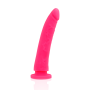 DILDO ROSA SILICONA MEDICA 17 X 3CM