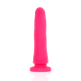 DILDO ROSA SILICONA MEDICA 17 X 3CM