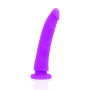 DILDO LILA SILICONA MEDICA 17 X 3CM