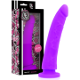 DILDO LILA SILICONA MEDICA 20 X 4CM