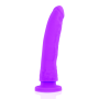 DILDO LILA SILICONA MEDICA 20 X 4CM