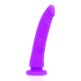 DILDO LILA SILICONA MEDICA 20 X 4CM