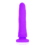 DILDO LILA SILICONA MEDICA 20 X 4CM