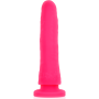 DILDO ROSA SILICONA MEDICA 23 X 4.5 CM