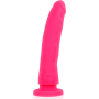 DILDO ROSA SILICONA MEDICA 23 X 4.5 CM