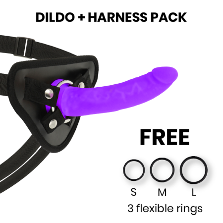 ARNES + DILDO LILA SILICONA MEDICA 17 X 3CM por sólo 51,12 €